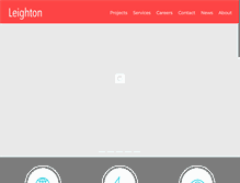 Tablet Screenshot of leightongroup.com